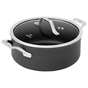 Calphalon signature hard anodized nonstick 5 quart dutch oven with cover