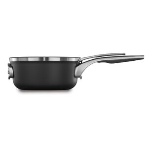 Calphalon premier space saving hard anodized nonstick 2.5 quart sauce pan with cover