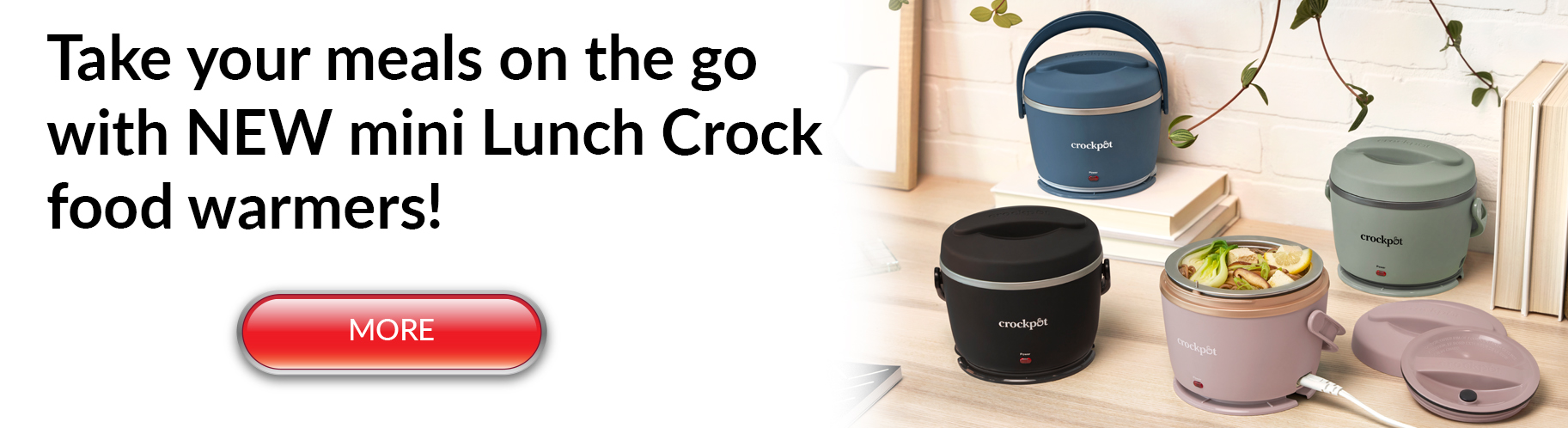 JCS Home Appliances NEW mini lunch crock food warmers