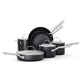 Calphalon Hard-Anondized Nonstick 10-Pc Cookware Set